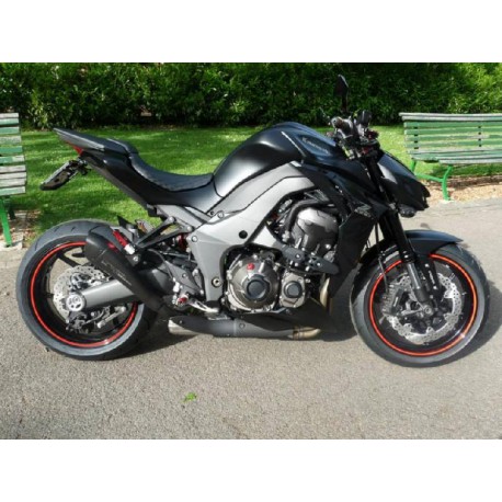 Auspuff Hpcorse Hydroform schwarz - Kawasaki Z1000 / SX 10-16