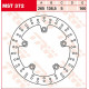 Brake disc Rear TRW MST372