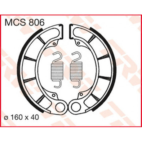 Brake shoes TRW MCS806