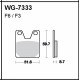 Disc brake pads Rear WRP WG-7333-F3