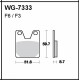Disc brake pads Rear WRP WG-7333