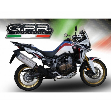 Echappement GPR Sonic Inox - Honda CRF 1000 L Africa Twin 2018-19