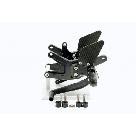 MG Biketec rearset - Triumph Street Triple 765 R/ S/ RS / Moto2 2023 /+