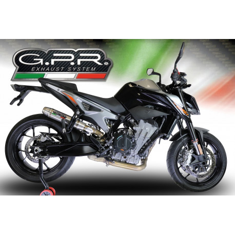 Auspuff GPR Deeptone Inox - KTM 790 Duke 2018-20