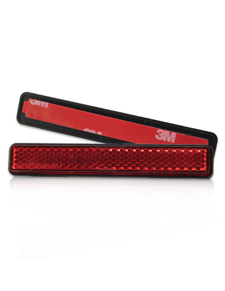 Catadioptre "Smart" rectangulaire rouge