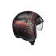 Casque Moto Jet Premier Vintage Platinum Edition Carbon