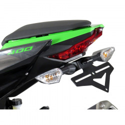 Support de plaque Powerbronze Noir - Kawasaki Ninja 400 2018/+ // Z400 2019/+