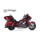 Echappement Ironhead noir - Harley-Davidson Touring Road King /Ultra Limited/Street Glide Cvo 06-16
