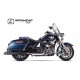 Exhaust Ironhead black - Harley-Davidson Harley-Davidson Touring Road King /Ultra Limited/Street Glide Cvo 06-16