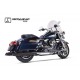 Echappement Ironhead noir - Harley-Davidson Touring Road King /Ultra Limited/Street Glide Cvo 06-16
