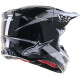 Casque Moto Cross Alpinestars Supertech M10 AMP BLK/WT