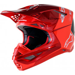 Alpinestars Supertech M10 Flood Red Cross Motorcycle Helmet