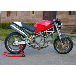 Auspuff Spark Rund Titan hohe Position - Ducati Monster 600 / 900 1994-99