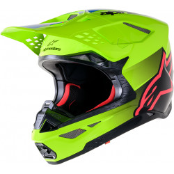 Casque Moto Cross Alpinestars Supertech M10 UNIT YL/BK