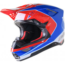 Alpinestars Supertech M10 AEON RD/BL Cross Motorcycle Helmet