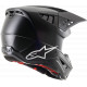 Alpinestars Supertech SM5 Solid Black Cross Motorcycle Helmet