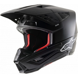 Alpinestars Supertech SM5 Solid Black Cross Motorcycle Helmet