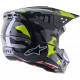 Casque Moto Cross Alpinestars Supertech SM5 ROV2 GY/YLW