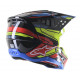 Casque Moto Cross Alpinestars Supertech SM5 ACT2 BK/Y/R