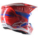 Casque Moto Cross Alpinestars Supertech SM5 ACT2 RED/BL