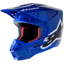 Alpinestars Supertech SM5 CORP BLUE Cross Motorcycle Helmet