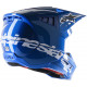 Alpinestars Supertech SM5 CORP BLUE Cross Motorcycle Helmet