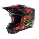 Casque Moto Cross Alpinestars Supertech SM5 RASH RED/G