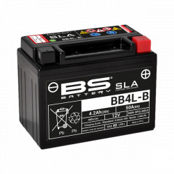 BS BATTERY Batterie BB4L-B SLA wartungsfrei fabrik activiert