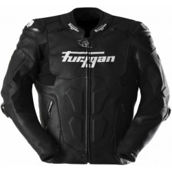 Furygan Leather Motorbike Jacket Raptor Evo 3 - Black and white