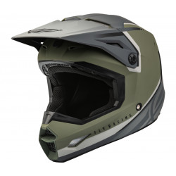 FLY RACING Kinetic Vision Motorcycle Helmet Olive