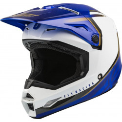 FLY RACING Kinetic Vision Motorcycle Helmet Blue