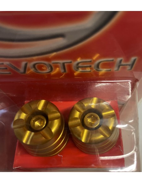 Handlebar end Evotech Gold for MV Agusta