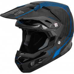 FLY RACING Formula Carbon Tracer - blue/black Motorcycle Helmet