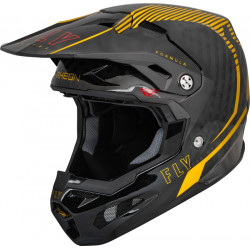 FLY RACING Formula Carbon Tracer - gold/black Motorcycle Helmet