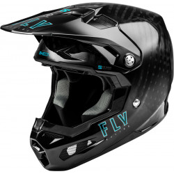FLY RACING Formula Smart Carbon Solid Motorcycle Helmet - black