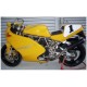 Echappement Spark rond Hight Carbone - Ducati 851 / 900 SS 1991-97 