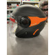 Motorradhelm Astone Dj10-2 Schwarz matt /Orange Grösse S