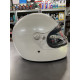 Motorradhelm Astone GT Retro Integralhelm weiss und schwarz. Grösse L