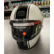 Motorradhelm Astone GT Retro Integralhelm weiss und schwarz. Grösse L