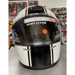 Motorcycle helmets Astone GT retro full face black and white, size L