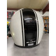 Motorradhelm Astone GT Retro Integralhelm weiss und schwarz. Grösse L