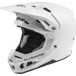 FLY RACING Formula Carbon Solid - White