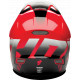 Casque Moto Sector 2 Carve RD/WH - Blanc, rouge, noir