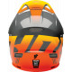 Casque Moto THOR Sector 2 Carve CH/OR - Gris et orange