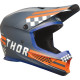 Casque Moto THOR Sector 2 Combat MN/OR - Mat orange, blanc, gris, bleu