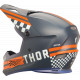 Casque Moto THOR Sector 2 Combat MN/OR - Mat orange, blanc, gris, bleu