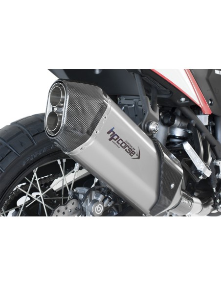 Echappement HP CORSE Sps Carbon Short pour Yamaha TENERE 700 19/+