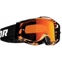 Motocross Goggles Thor Sniper Pro Rampant - Orange and black