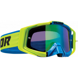 Motocross Goggles Thor Sniper Pro Divide - Blue and yellow