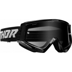Motocross Goggles Thor Combat Sand Racer - Black and grey